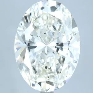 5.02 Carat Oval Faint Brown SI2 Natural Diamond