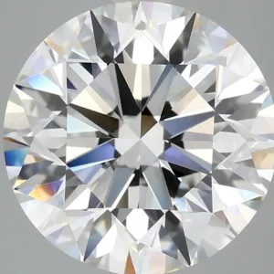 5.04 Carat Round F VVS2 Lab Diamond