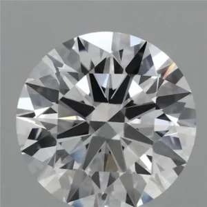 5.04 Carat Round F VVS2 Lab Diamond