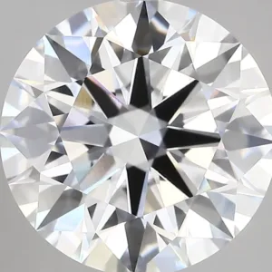5.37 Carat Round D VVS2 Lab Diamond