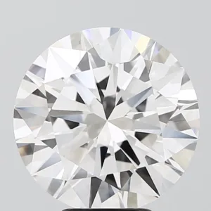 5.38 Carat Round F VVS2 Lab Diamond
