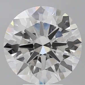 5.54 Carat Round F VVS2 Lab Diamond