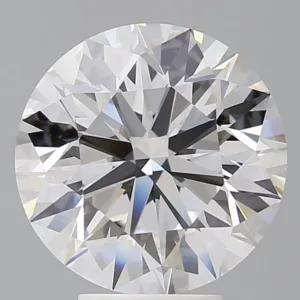 5.54 Carat Round F VVS2 Lab Diamond