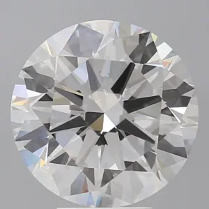 6.03 Carat Round F VVS2 Lab Diamond