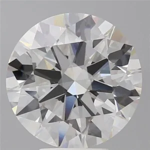 6.04 Carat Round E VVS2 Lab Diamond