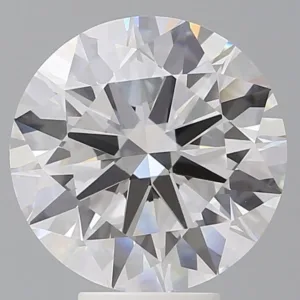 6.04 Carat Round E VVS2 Lab Diamond