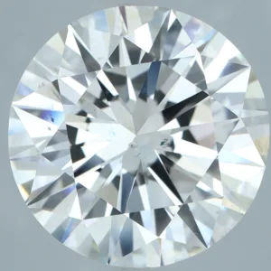 6.04 Carat Round H SI1 Natural Diamond