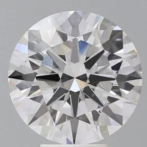 6.06 Carat Round E VVS2 Lab Diamond