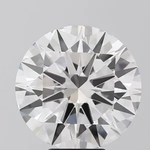 6.13 Carat Round F VVS2 Lab Diamond