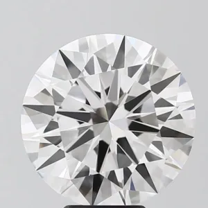 6.23 Carat Round F VVS2 Lab Diamond