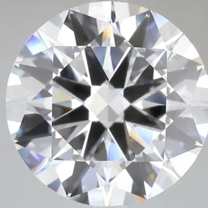 7.03 Carat Round F VVS2 Lab Diamond