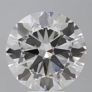 7.04 Carat Round E VVS2 Lab Diamond