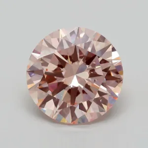 8.02 Carat Round Fancy Pink VS1 Lab Diamond
