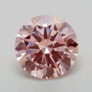 8.31 Carat Round Fancy Intense Pink VS2 Lab Diamond