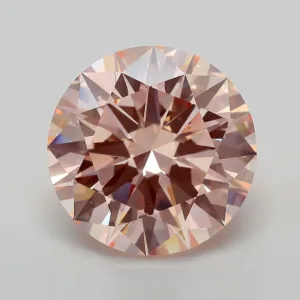 8.53 Carat Round Fancy Intense Pink VS1 Lab Diamond
