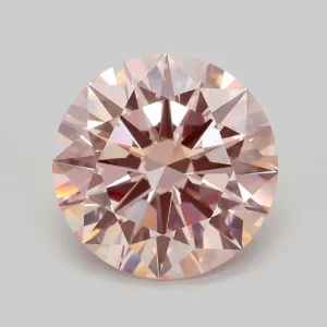 9.36 Carat Round Fancy Intense Pink VVS2 Lab Diamond