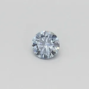 0.09 Carat Round Fancy Light Blue SI2 Lab Diamond