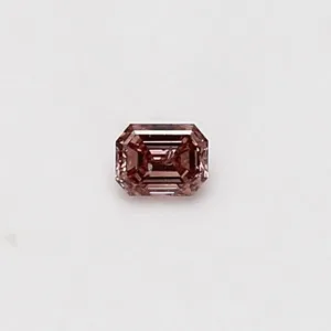 0.11 Carat Emerald Fancy Intense Pink Natural Diamond
