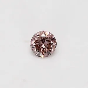 0.15 Carat Round Fancy Pink Natural Diamond
