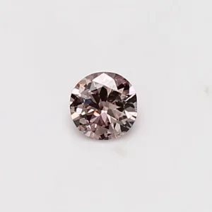 0.15 Carat Round Fancy Pink SI1 Natural Diamond