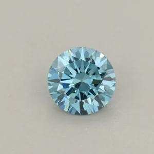 0.29 Carat Round Fancy Vivid Blue VS2 Lab Diamond