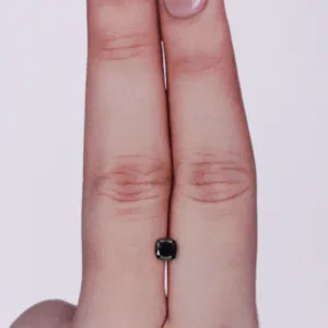 0.3 Carat Cushion Brilliant Black Natural Diamond