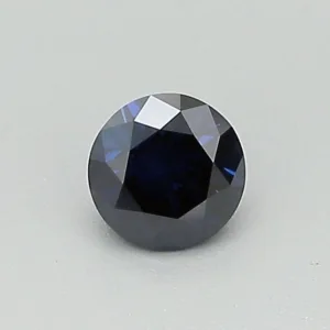 0.3 Carat Round Fancy Dark Blue VVS2 Lab Diamond