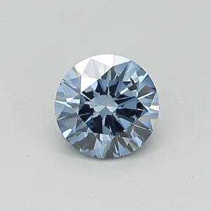 0.3 Carat Round Fancy Deep Blue SI1 Lab Diamond