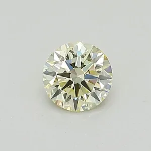 0.3 Carat Round Fancy Yellow SI1 Lab Diamond