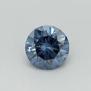 0.31 Carat Round Fancy Dark Blue SI2 Lab Diamond