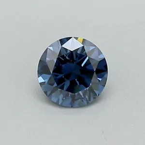0.31 Carat Round Fancy Deep Blue SI2 Lab Diamond