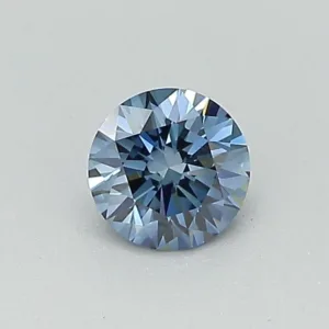 0.31 Carat Round Fancy Deep Blue VS1 Lab Diamond