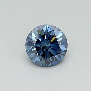 0.31 Carat Round Fancy Deep Blue VS2 Lab Diamond