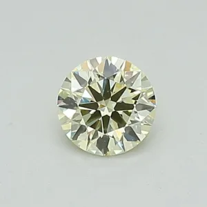 0.32 Carat Round Fancy Yellow SI1 Lab Diamond