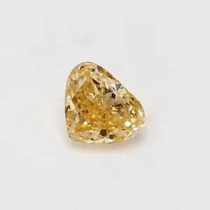 0.33 Carat Heart Yellow SI1 Natural Diamond