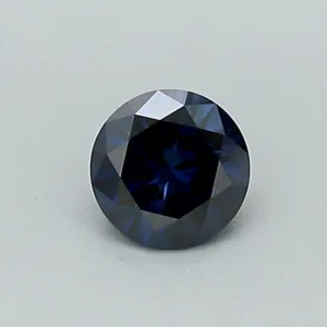 0.33 Carat Round Fancy Dark Blue VS2 Lab Diamond