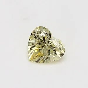 0.35 Carat Heart Fancy Yellow I1 Natural Diamond