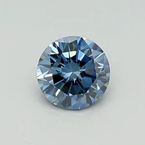 0.36 Carat Round Fancy Deep Blue SI1 Lab Diamond