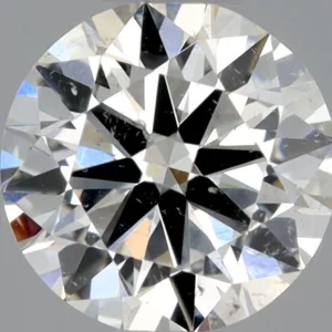 0.36 Carat Round J SI2 Natural Diamond
