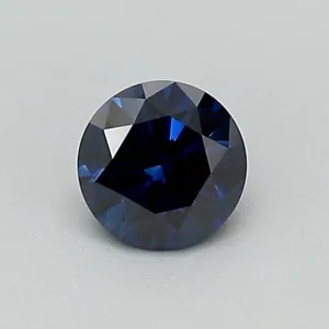 0.37 Carat Round Fancy Dark Blue SI2 Lab Diamond