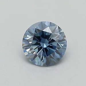 0.39 Carat Round Fancy Deep Blue VS1 Lab Diamond
