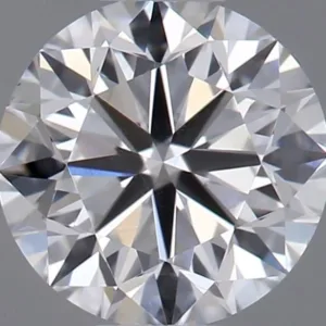 0.42 Carat Round F SI1 Natural Diamond