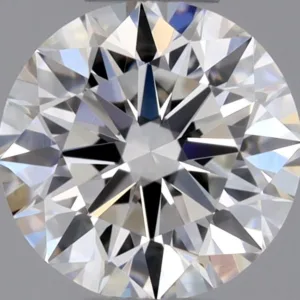 0.43 Carat Round F IF Natural Diamond