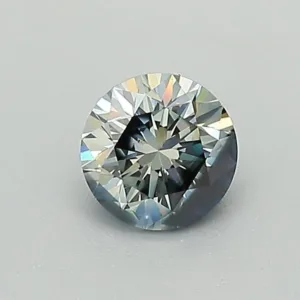 0.47 Carat Round Fancy Gray VS2 Lab Diamond