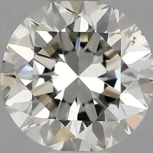 0.51 Carat Round H SI1 Natural Diamond