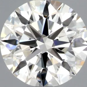 0.53 Carat Round E VVS1 Natural Diamond