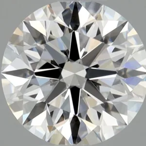 0.53 Carat Round F IF Natural Diamond