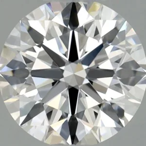 0.53 Carat Round F IF Natural Diamond
