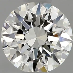 0.53 Carat Round H VVS1 Natural Diamond