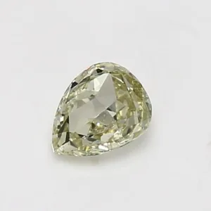 0.54 Carat Pear Fancy Green Natural Diamond